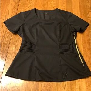 Jaanuu moto scrub top.